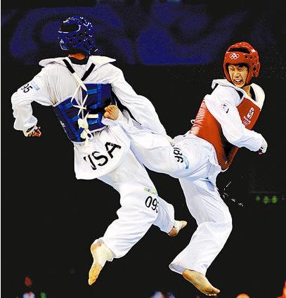 跆拳道基础知识之跳换步