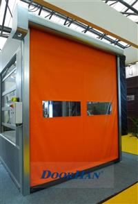 淮南感应快速卷帘门 电动滑升门 电动车库门