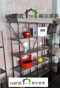 工厂直销咖啡厅复古做旧书架/LOFT工业书架书柜