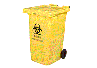 昆明塑料垃圾桶 户外 带盖垃圾箱挂车桶