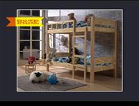 贵阳实木公寓床定做 高低床价格