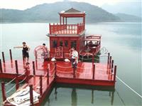 北京木船厂家供应各种尺寸水上餐饮画舫电动游船
