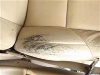 武汉汽车真皮座椅翻新修复 汽车座椅真皮老化复原  真皮座椅划破