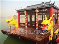 水上餐饮船出售，14M*4M餐饮观光画舫船量大从优