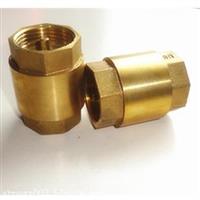 1寸内丝全铜立式止回阀 单向阀 止逆阀 太阳能热水配件 全铜加厚