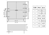 PINY牌PD20-24S48开关电源DC-DC电源模块