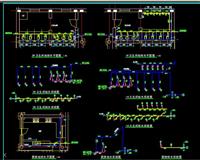 四合院给排水图纸