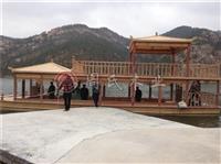 杭州木船厂供应42人餐饮观光画舫船