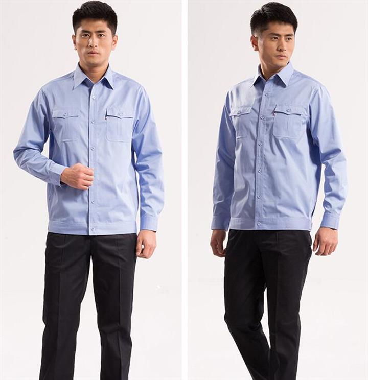 无锡工作服批发厂家 夏装短袖工作服批发订购 华盾工作服