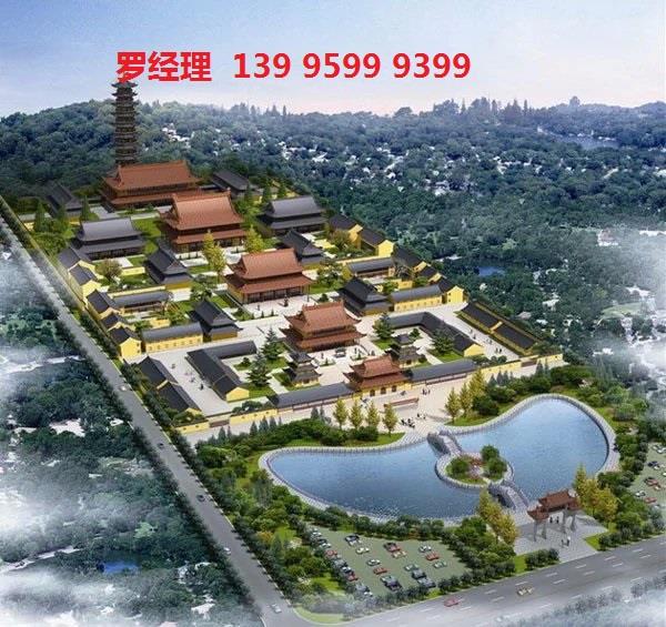 寺庙规划设计图古建寺庙效果图施工图