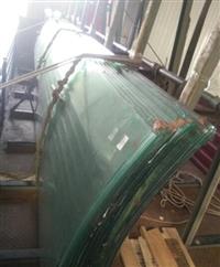 4米长10mm弧形圆弧弯弧钢化玻璃