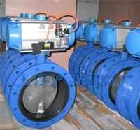 D641X气动法兰式软密封蝶阀 