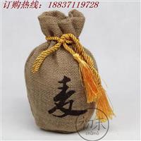 牡丹江市麻布大米袋礼品米袋设计印刷
