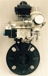 气动UPVC蝶阀/D671X气动UPVC蝶阀