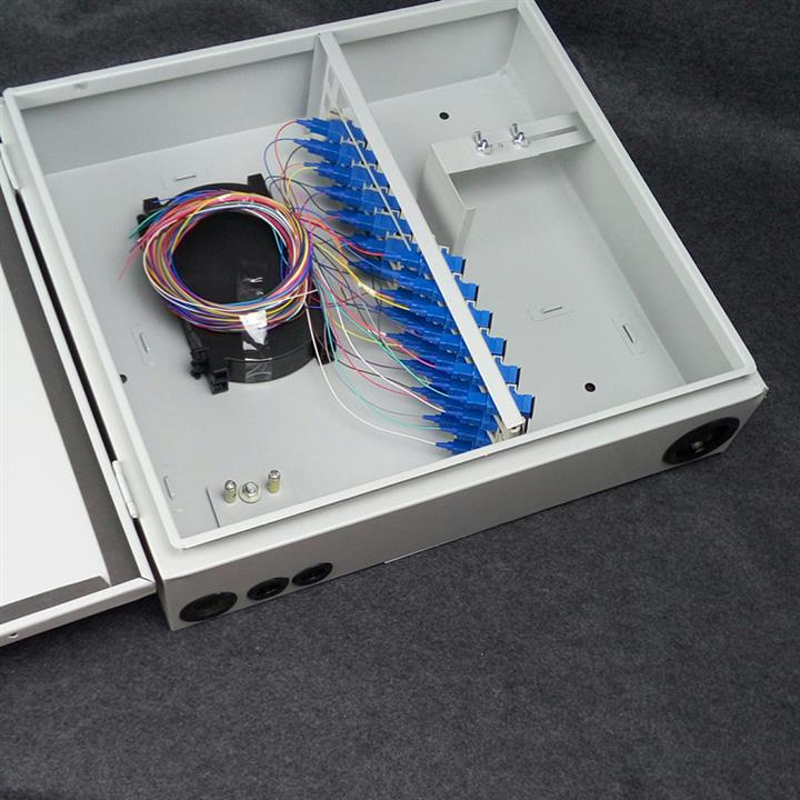 36芯光纤分纤箱 光缆配线箱 满配fc