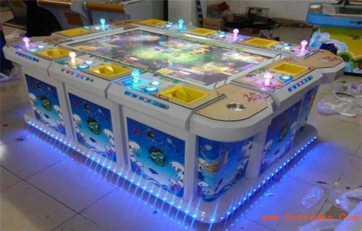 55寸8人游戏机黄金鱼捕鱼游戏机捕鱼机源头厂家