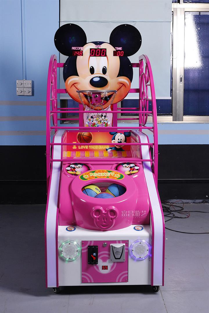 儿童米奇篮球机 电玩设备 儿童娱乐互动游乐设备 投篮机 亲子乐园