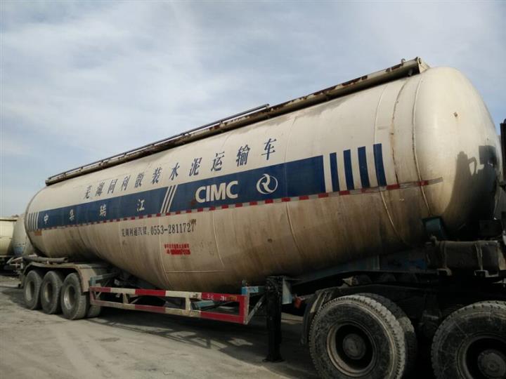 二手散装水泥罐车 拖头水泥罐半挂车