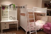 上海美式儿童床 美式实木大床定制 上海韩尔供应