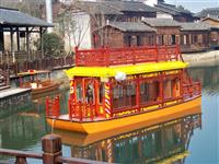 木船 画舫船 水上旅游观光船 表演双层大型画舫船 
