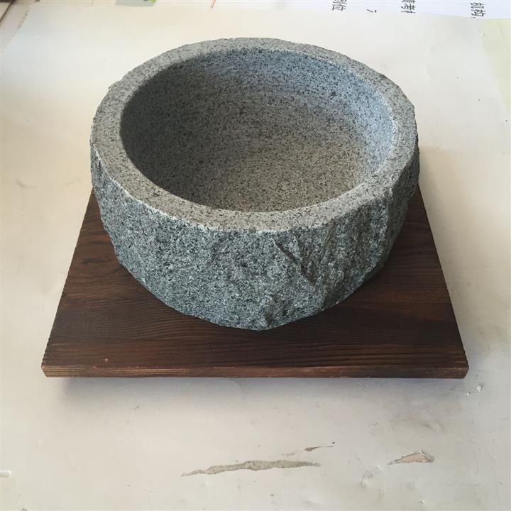 自然面石碗 113-17