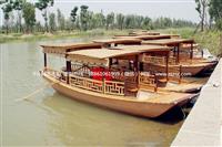 中式旅游木船休闲观光船