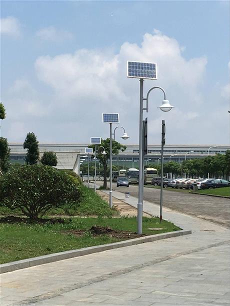 湖北黄冈6米锂电太阳能路灯江苏开元供应